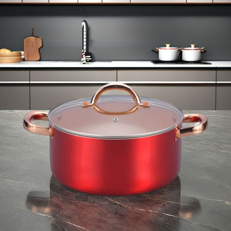 أواني الطهي النحاسية من الفولاذ المقاوم للصدأ