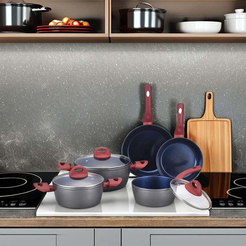 أزياء الأواني الخزفية المحترفة والمقالي مزورة من أدوات الطهي