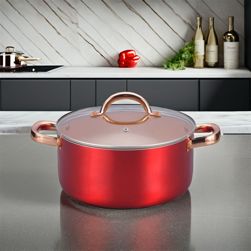 أواني الطهي النحاسية من الفولاذ المقاوم للصدأ