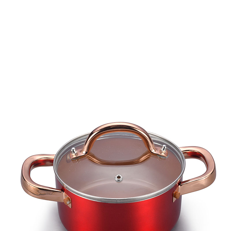 أواني الطهي النحاسية من الفولاذ المقاوم للصدأ