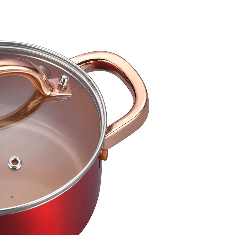 أواني الطهي النحاسية من الفولاذ المقاوم للصدأ