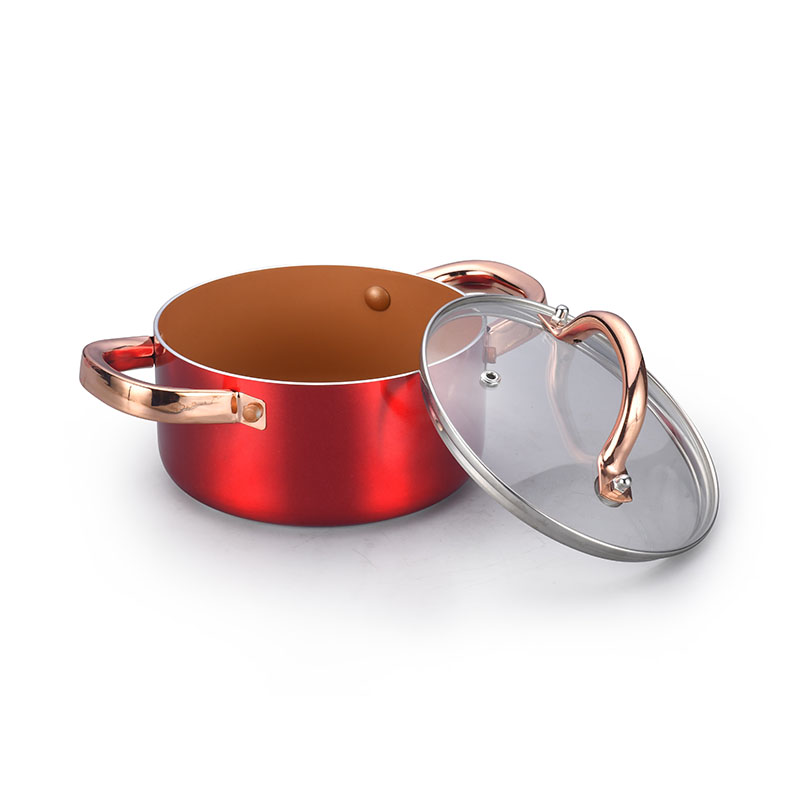 أواني الطهي النحاسية من الفولاذ المقاوم للصدأ