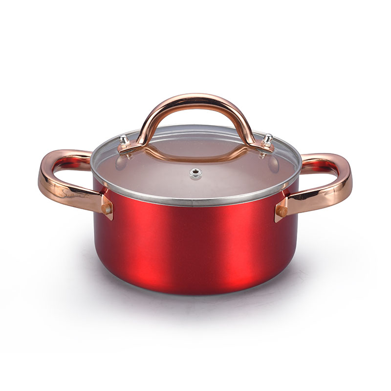 أواني الطهي النحاسية من الفولاذ المقاوم للصدأ