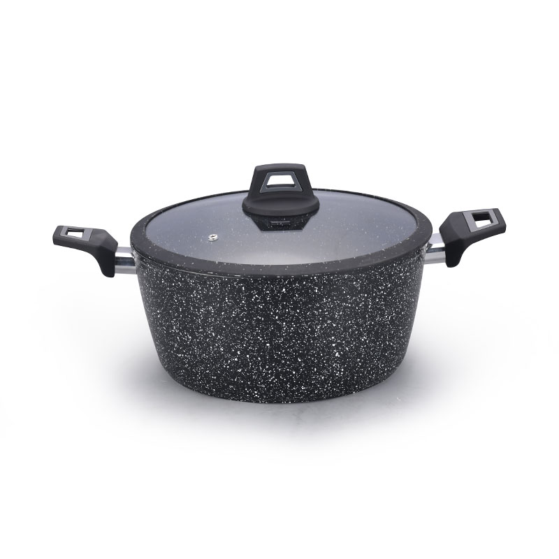 أزياء أسود مقاومة لمقلاة غير مقاومة للعصا أدوات طبخ مزورة