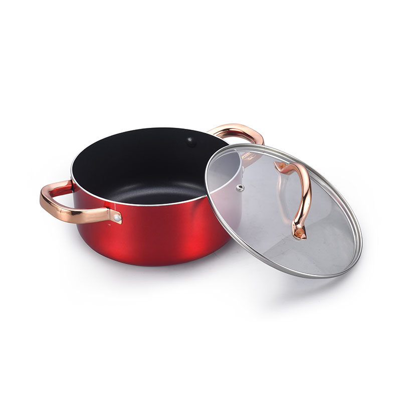 أواني الطهي النحاسية من الفولاذ المقاوم للصدأ