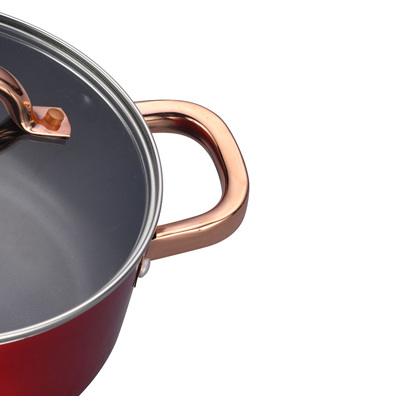 أواني الطهي النحاسية من الفولاذ المقاوم للصدأ