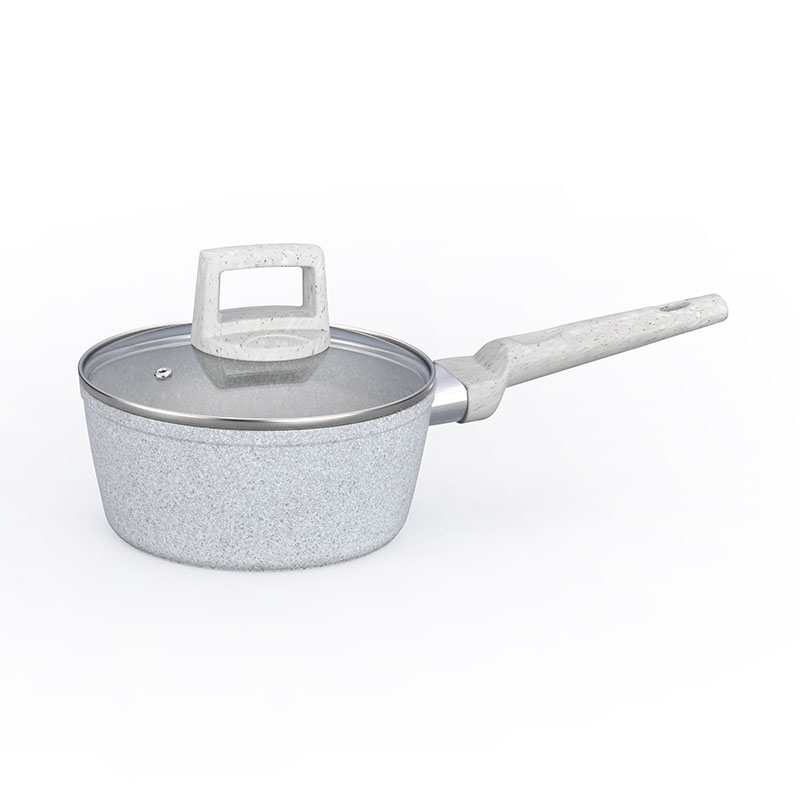 مجموعة أدوات المطبخ الناعمة اللمس مجموعة أدوات طبخ مزورة مع حبة الخشب الرخامي