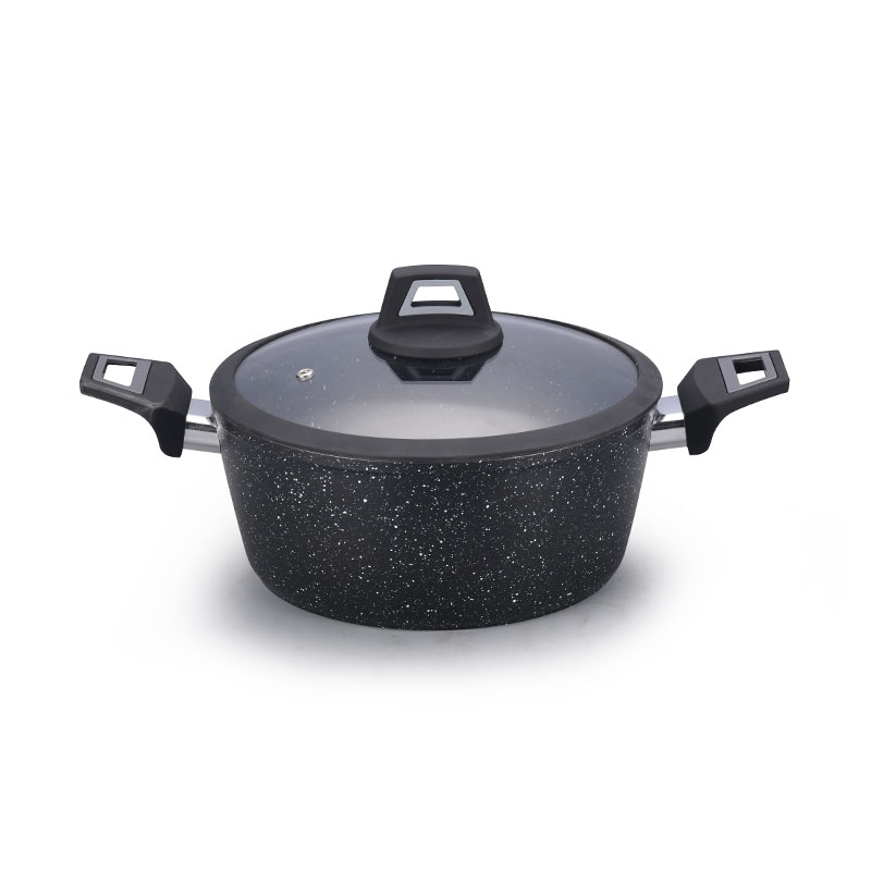 أزياء أسود مقاومة لمقلاة غير مقاومة للعصا أدوات طبخ مزورة