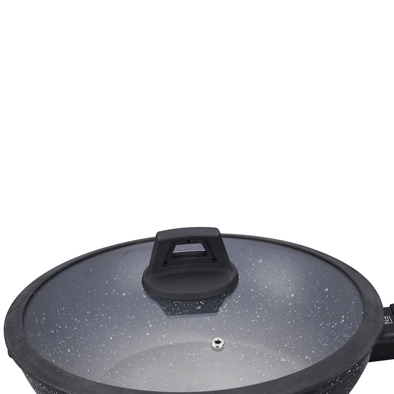 أزياء أسود مقاومة لمقلاة غير مقاومة للعصا أدوات طبخ مزورة