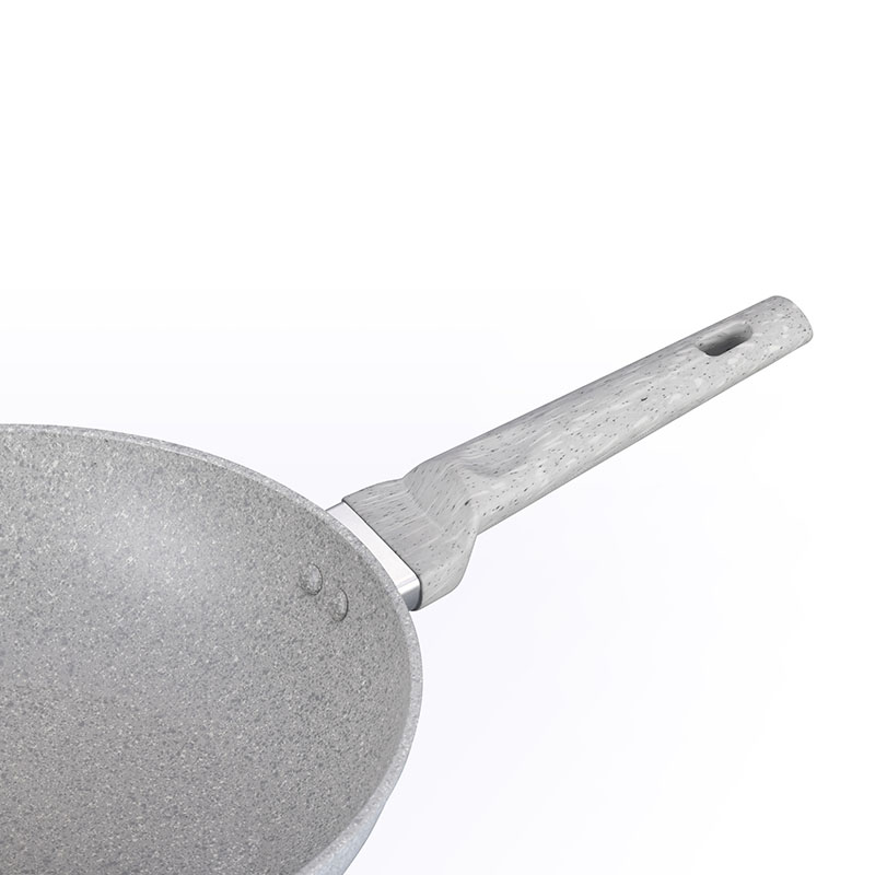 مجموعة أدوات المطبخ الناعمة اللمس مجموعة أدوات طبخ مزورة مع حبة الخشب الرخامي