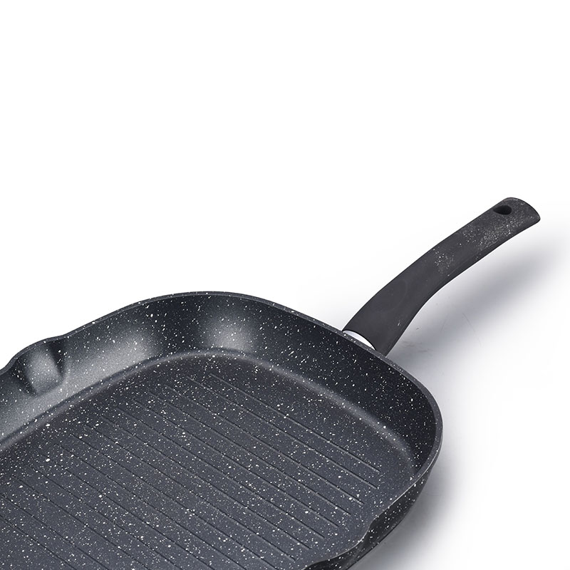 أزياء أسود مقاومة لمقلاة غير مقاومة للعصا أدوات طبخ مزورة