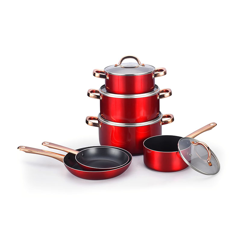 أواني الطهي النحاسية من الفولاذ المقاوم للصدأ