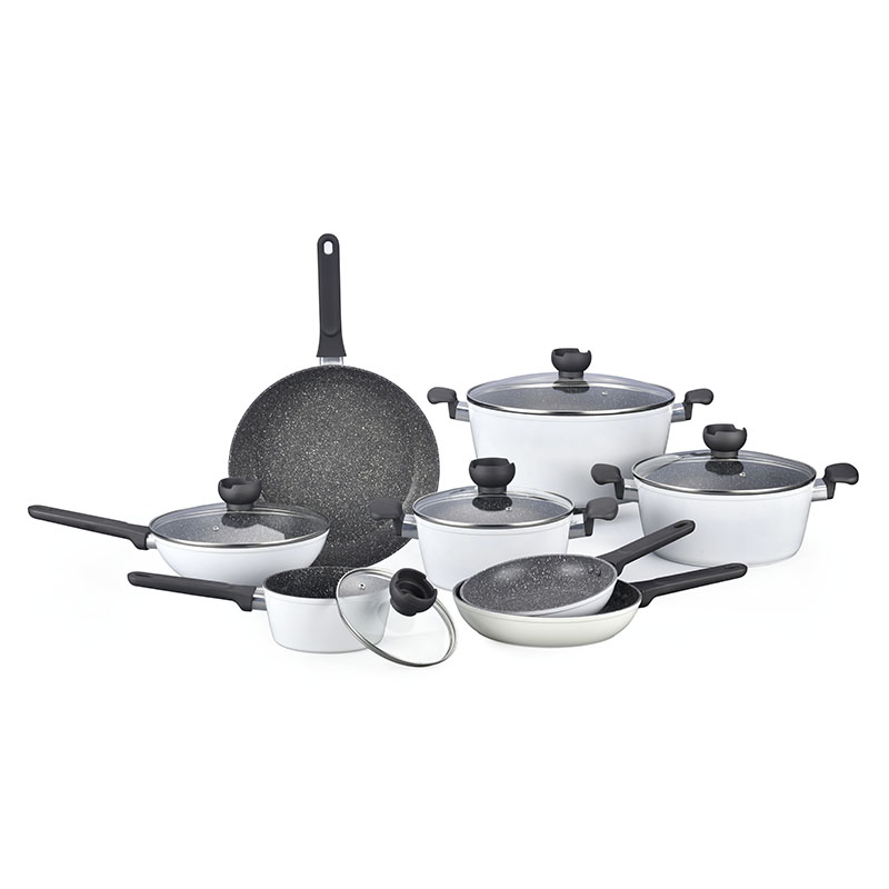 الحبوب الخشبية مزورة مقبض القابلة للفصل أدوات طبخ مع spangle