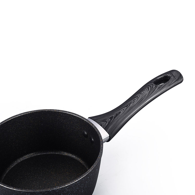 وعاء طلاء الحجر الرمادي الداكن مجموعة أدوات طبخ مزورة