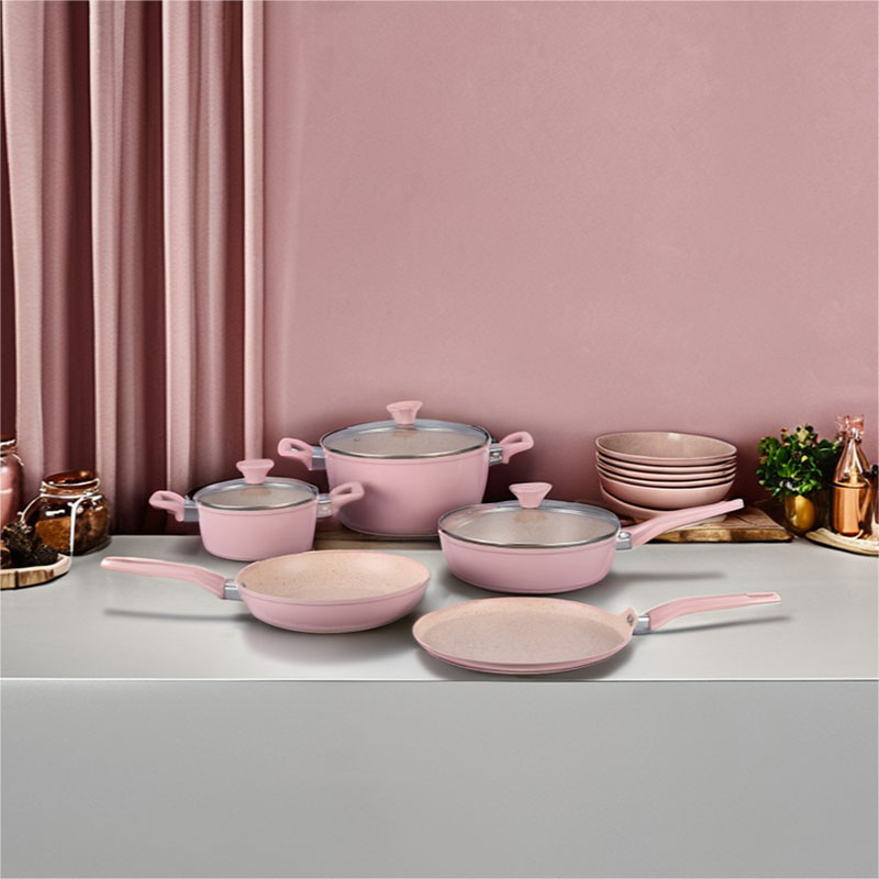 وعاء المقاومة للحرارة المحترفة مجموعة أدوات طبخ مزورة