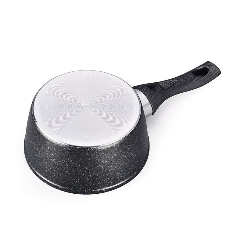 وعاء طلاء الحجر الرمادي الداكن مجموعة أدوات طبخ مزورة