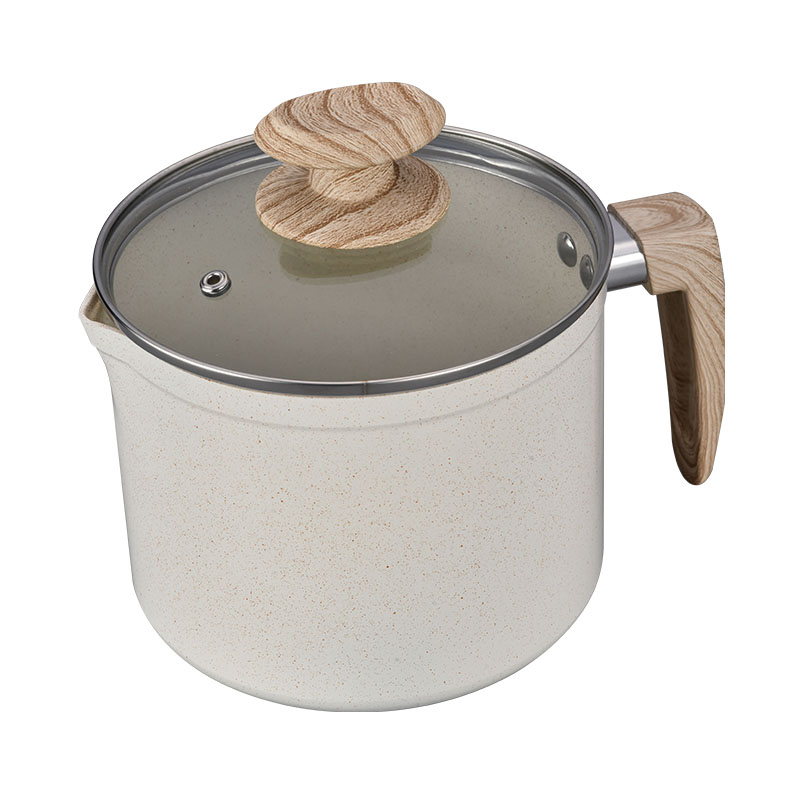 أواني الطبخ الرخامية البيضاء الكريمية وأدوات الطهي مزورة