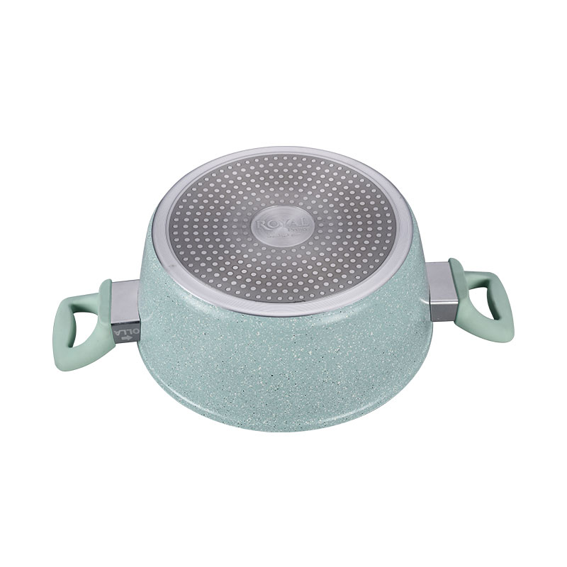 رخام غير عصا طلاء وعاء مجموعة أدوات طبخ مزورة