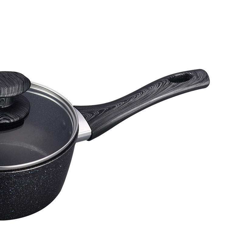 وعاء طلاء الحجر الرمادي الداكن مجموعة أدوات طبخ مزورة