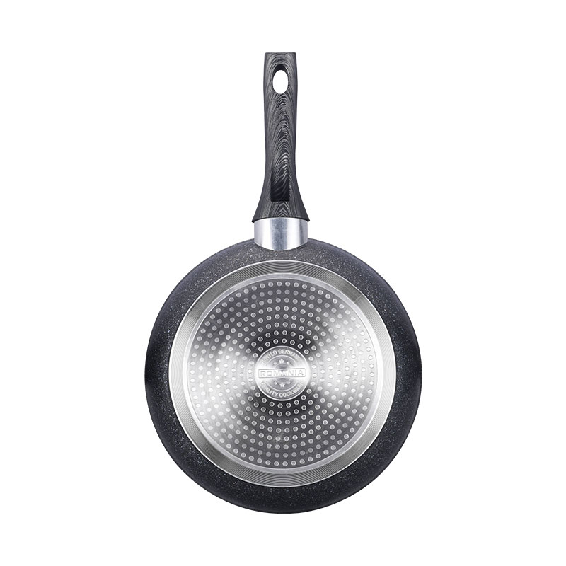 وعاء طلاء الحجر الرمادي الداكن مجموعة أدوات طبخ مزورة