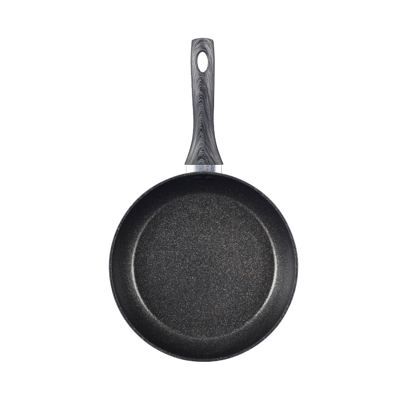 وعاء طلاء الحجر الرمادي الداكن مجموعة أدوات طبخ مزورة