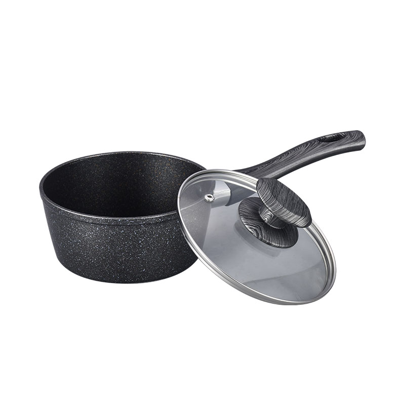 وعاء طلاء الحجر الرمادي الداكن مجموعة أدوات طبخ مزورة