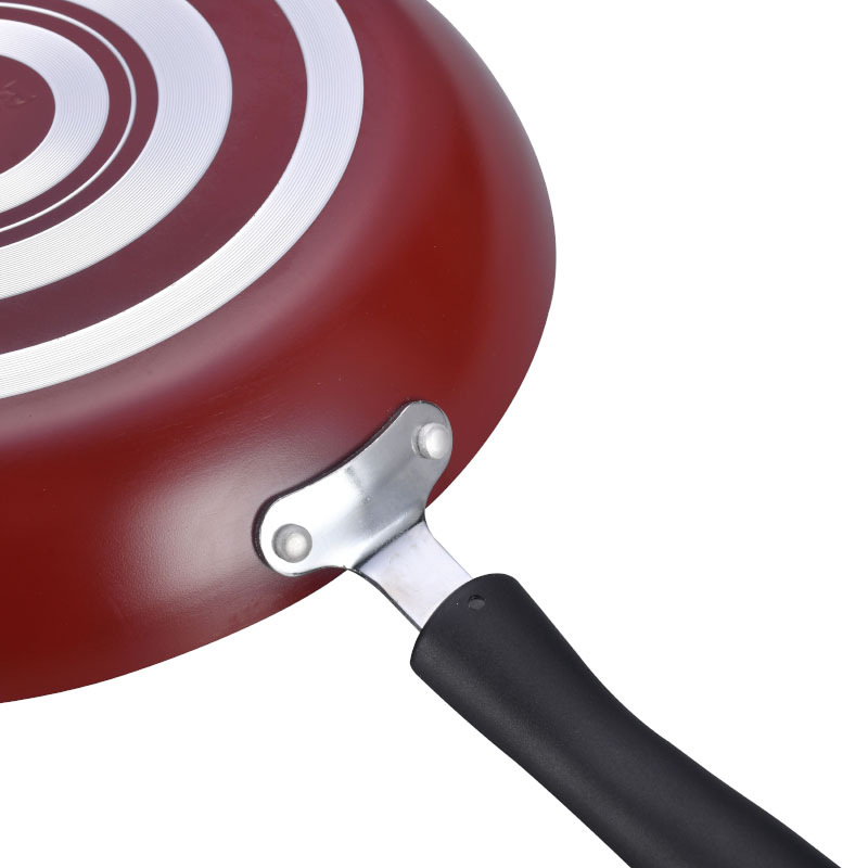 أدوات طبخ مقلاة أسود باكليت مع معدن قوي