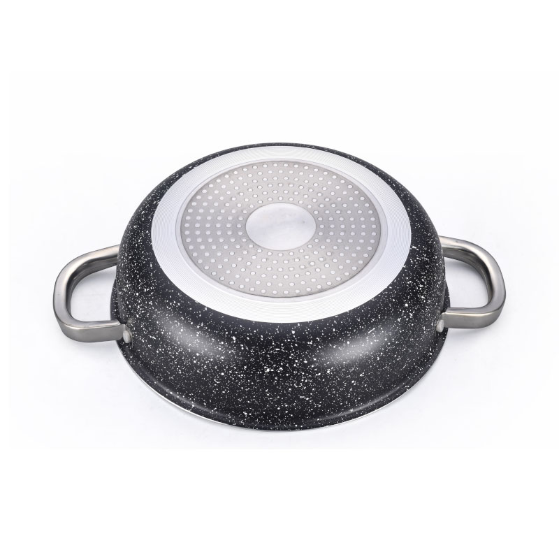 مجموعة من الفولاذ المقاوم للصدأ غير العصي مجموعة أدوات طبخ مضغوطة