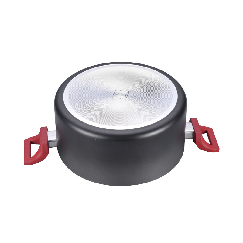 مجموعات أدوات طبخ مضغوطة أسود كلاسيكي