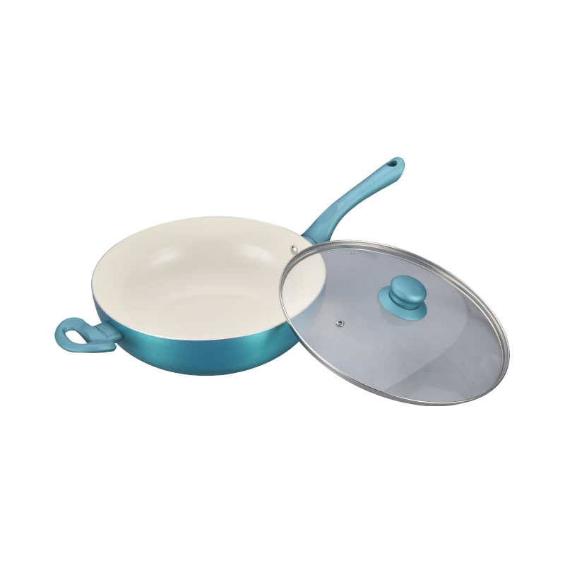 Telamon Seleestial Blue Series مجموعة أدوات طبخ الطلاء السيراميك