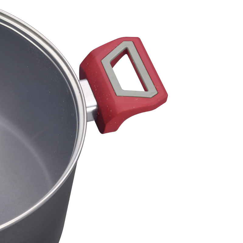 مجموعات أدوات طبخ مضغوطة أسود كلاسيكي