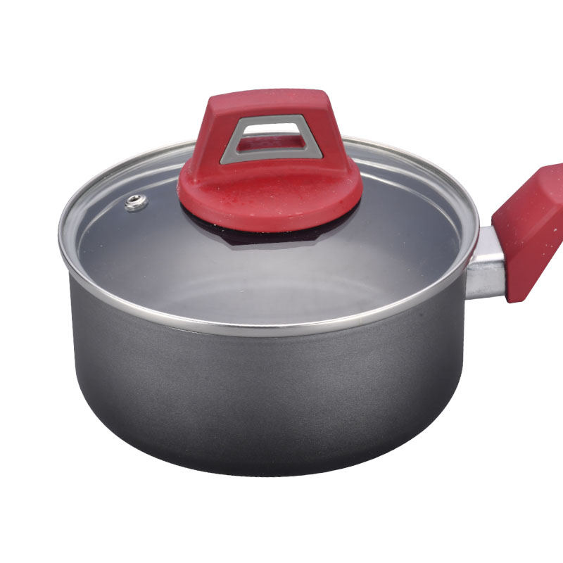 مجموعات أدوات طبخ مضغوطة أسود كلاسيكي