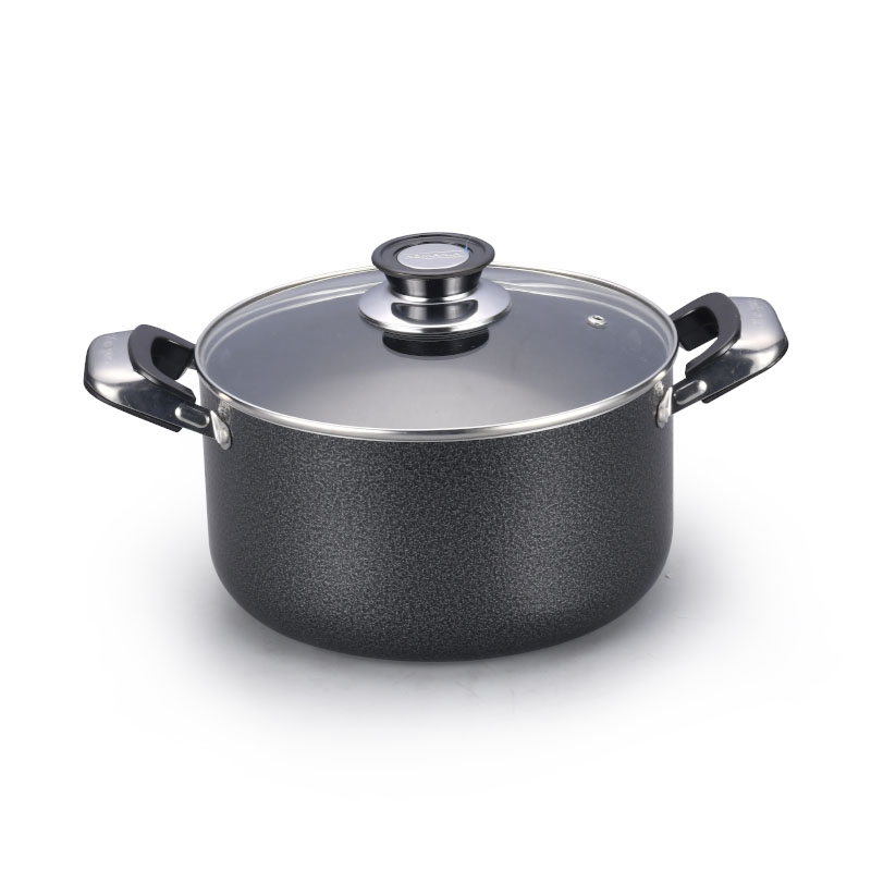 مجموعة من الفولاذ المقاوم للصدأ غير العصي مجموعة أدوات طبخ مضغوطة