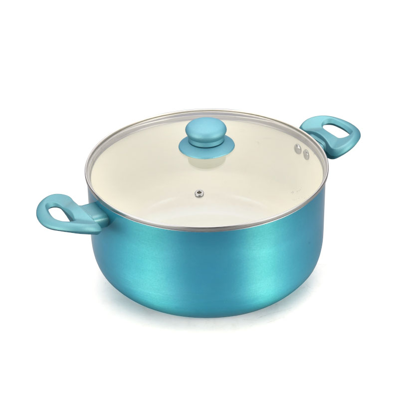 Telamon Seleestial Blue Series مجموعة أدوات طبخ الطلاء السيراميك