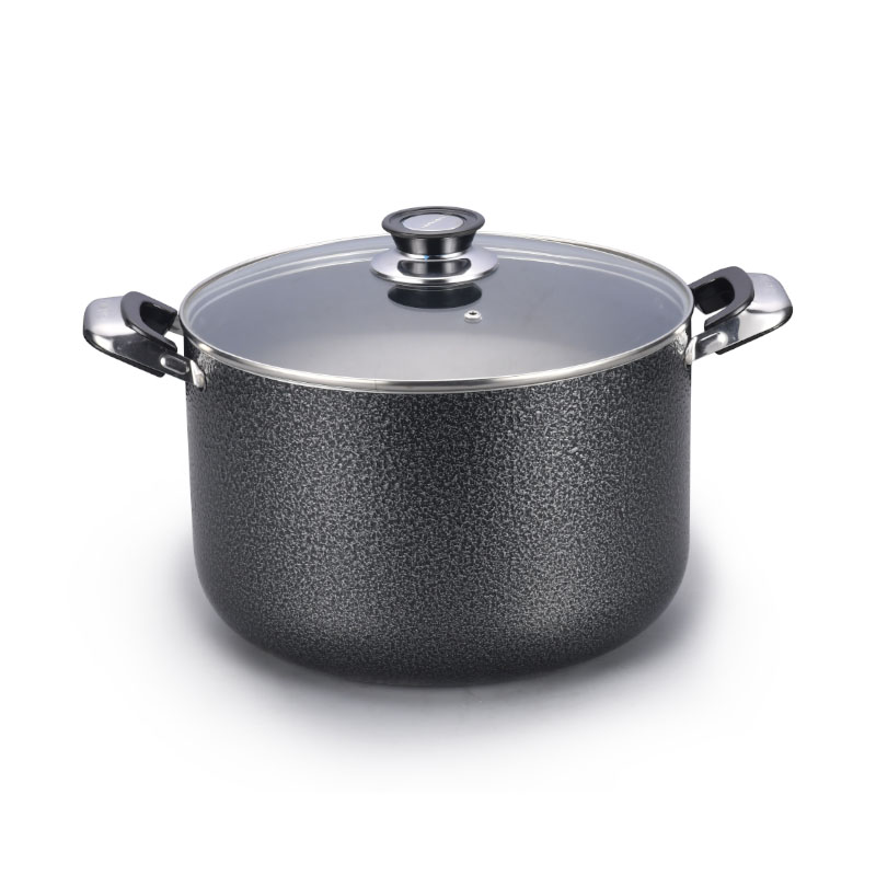 مجموعة من الفولاذ المقاوم للصدأ غير العصي مجموعة أدوات طبخ مضغوطة