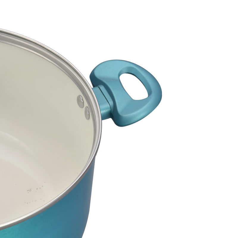 Telamon Seleestial Blue Series مجموعة أدوات طبخ الطلاء السيراميك