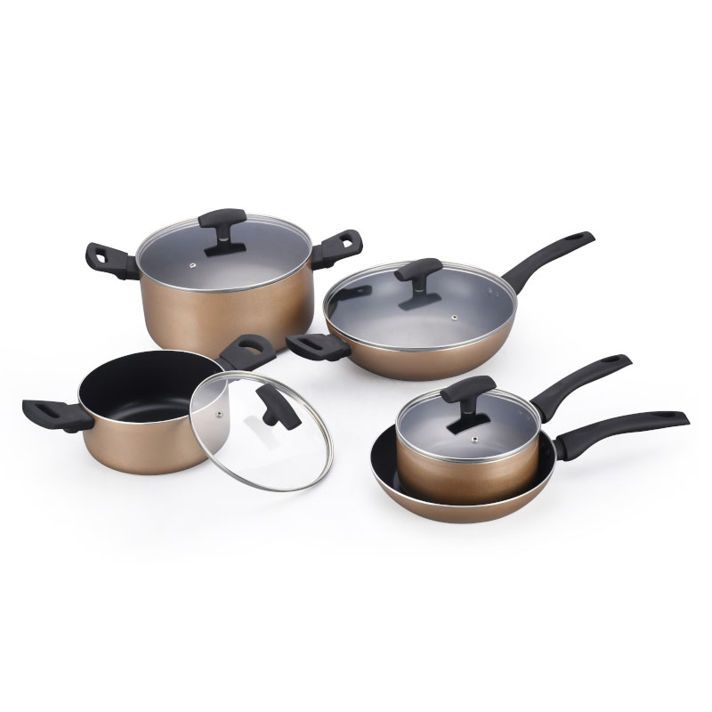 ملون مقاوم للحرارة أدوات المطبخ مجموعة أدوات طبخ مضغوطة