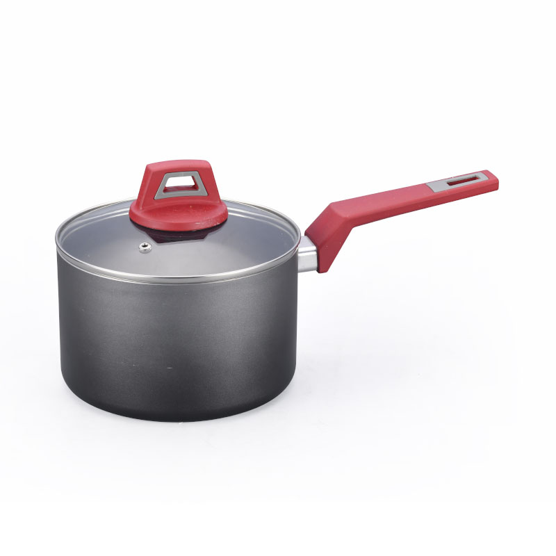 مجموعات أدوات طبخ مضغوطة أسود كلاسيكي