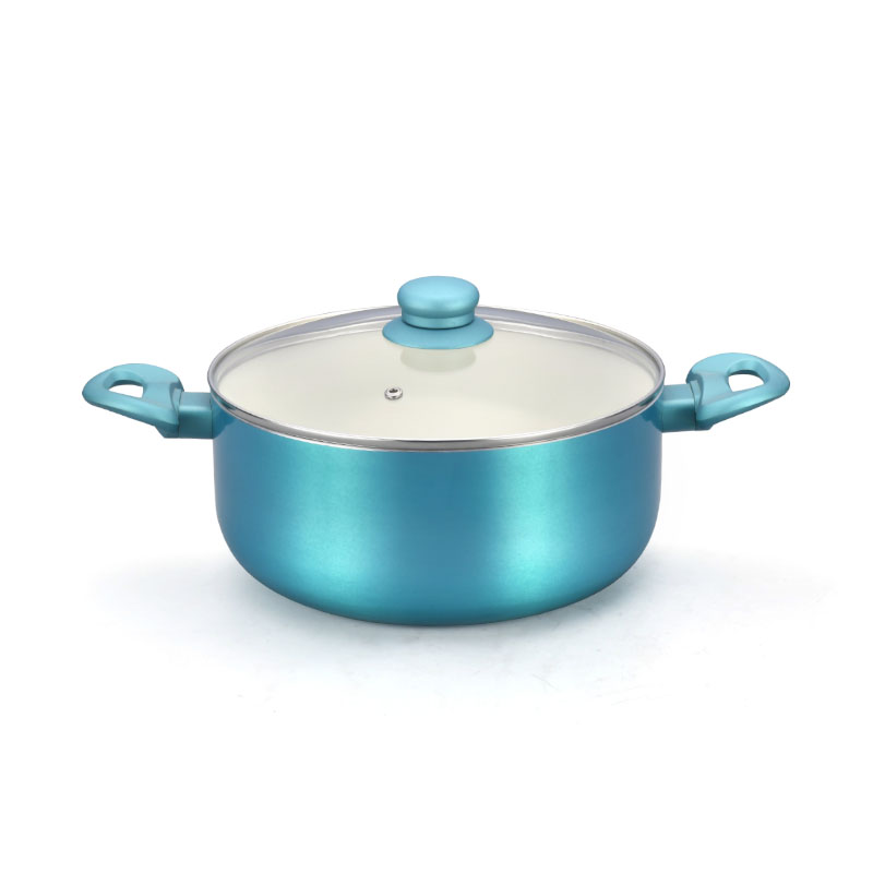 Telamon Seleestial Blue Series مجموعة أدوات طبخ الطلاء السيراميك