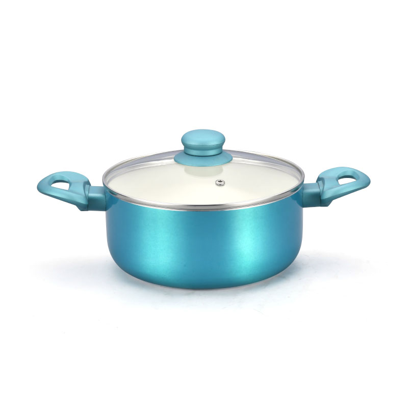 Telamon Seleestial Blue Series مجموعة أدوات طبخ الطلاء السيراميك