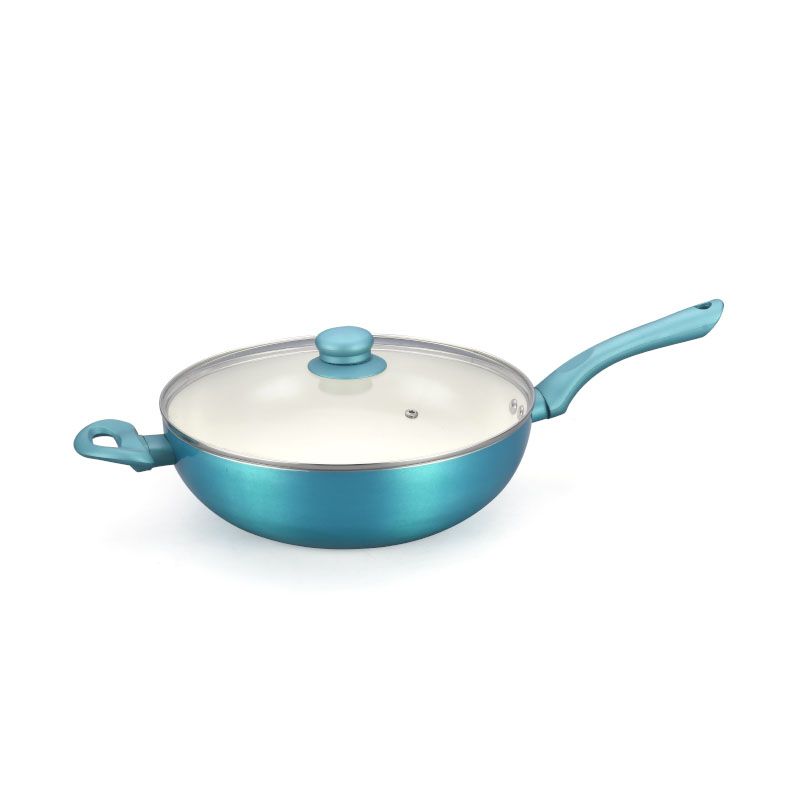 Telamon Seleestial Blue Series مجموعة أدوات طبخ الطلاء السيراميك