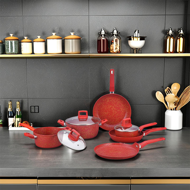 Telamon Red Golden Thread Weave Weave Design Set