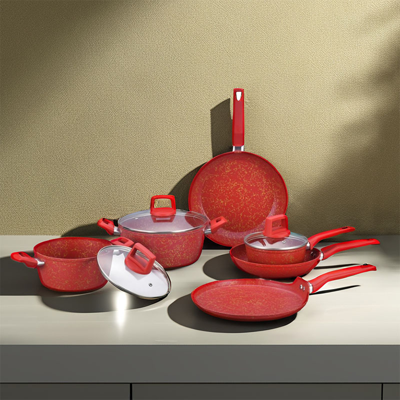 Telamon Red Golden Thread Weave Weave Design Set