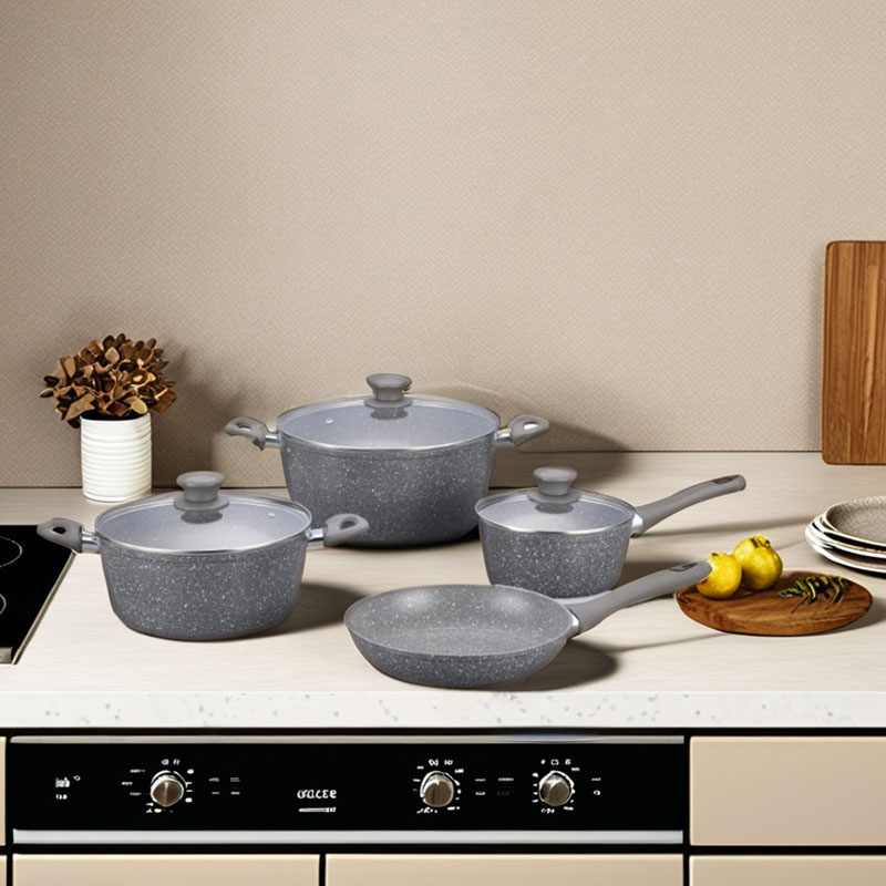 رمادي رخام ناعم اللمس أحواض الطبخ مزورة