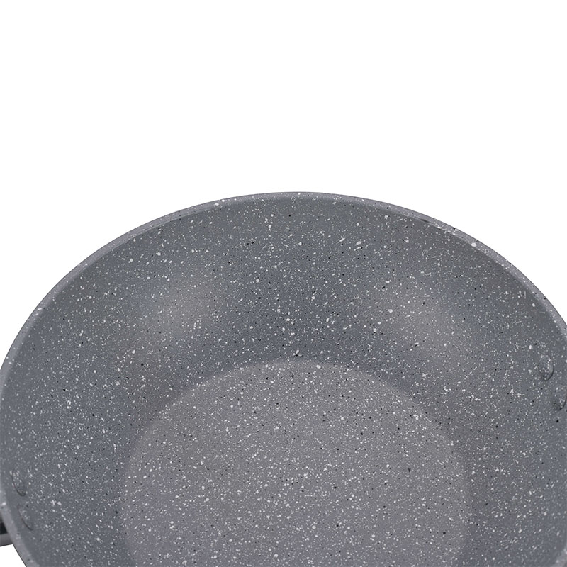 أدوات طبخ مقلاة غير عصا مع نقاط بيضاء