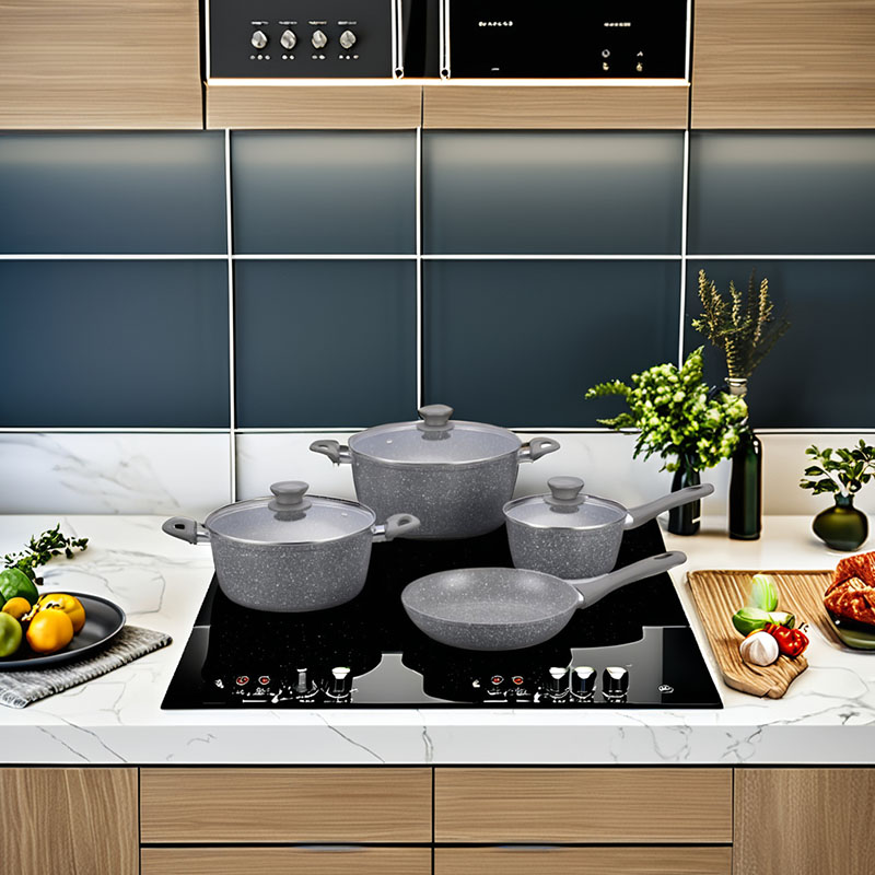 رمادي رخام ناعم اللمس أحواض الطبخ مزورة