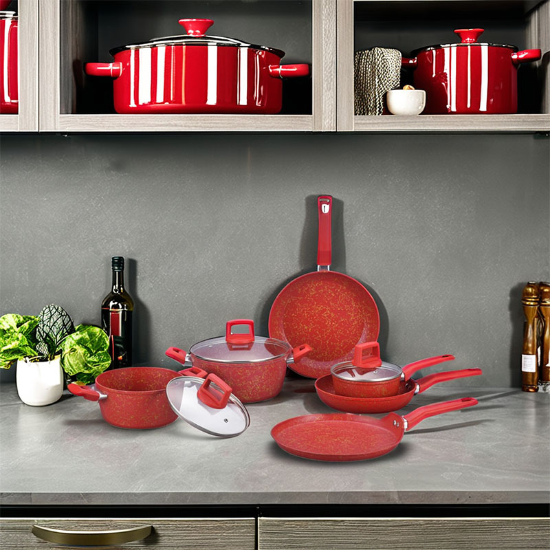 Telamon Red Golden Thread Weave Weave Design Set