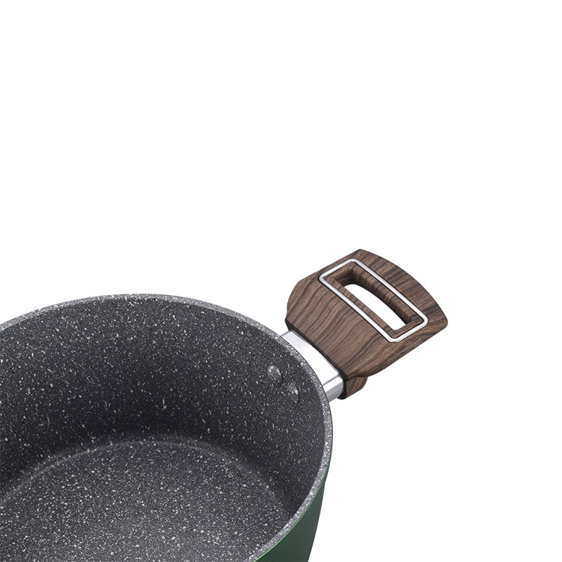 الحجر الرمادي الداكن غير العصي أواني الطهي مزورة