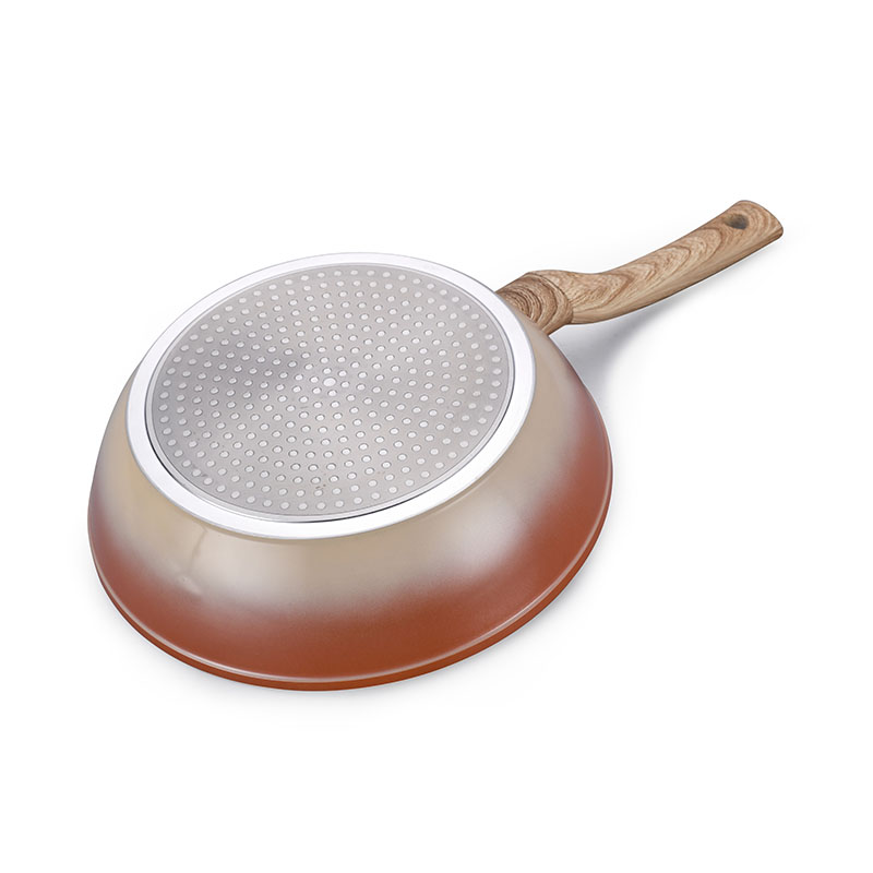 مجموعة وعاء غير عصا أدوات طبخ مزورة مع الحبوب الخشبية