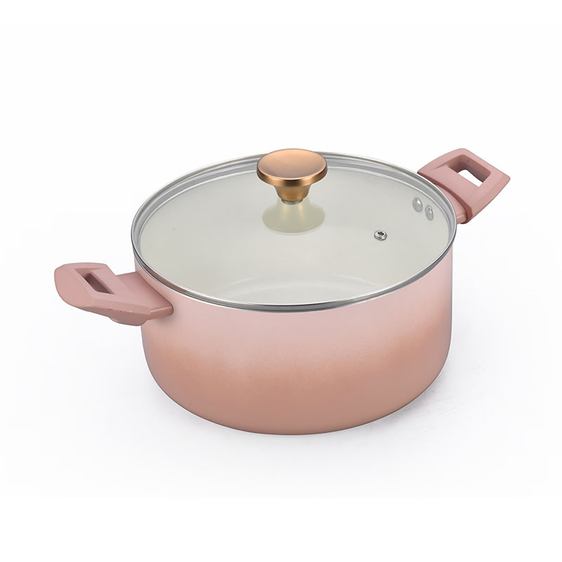 مجموعة من الأواني الخزفية متعددة الوظائف الوردي